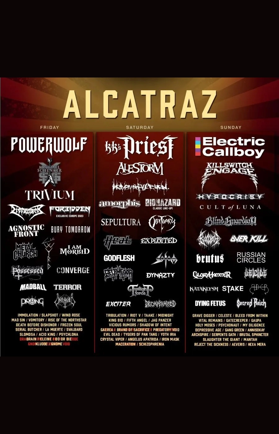 Alcatraz Metal Festival 2023