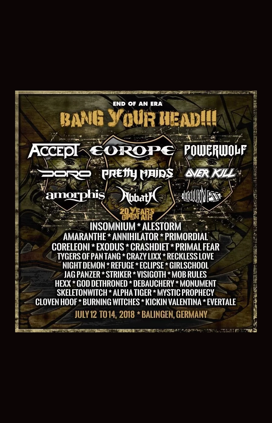 Bang Your Head 2018