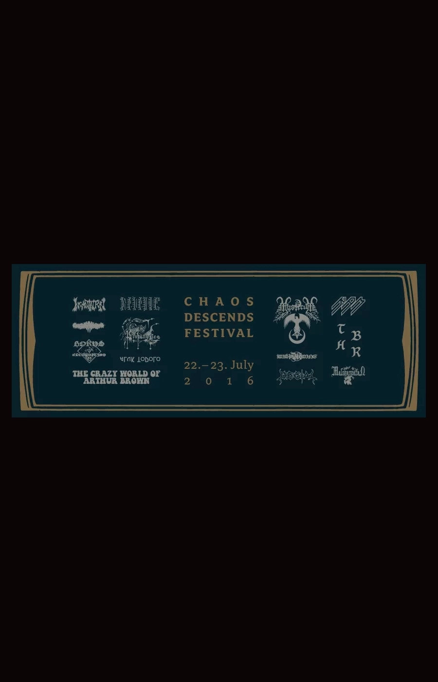 Chaos Descends Festival 2016