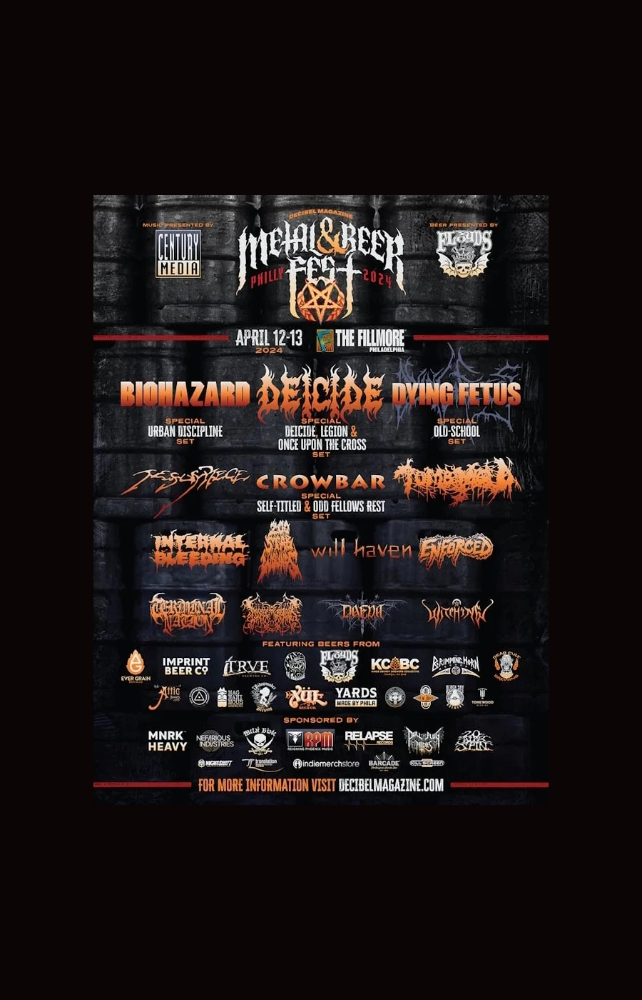 Decibel Magazine Metal & Beer Fest: Philly 2024