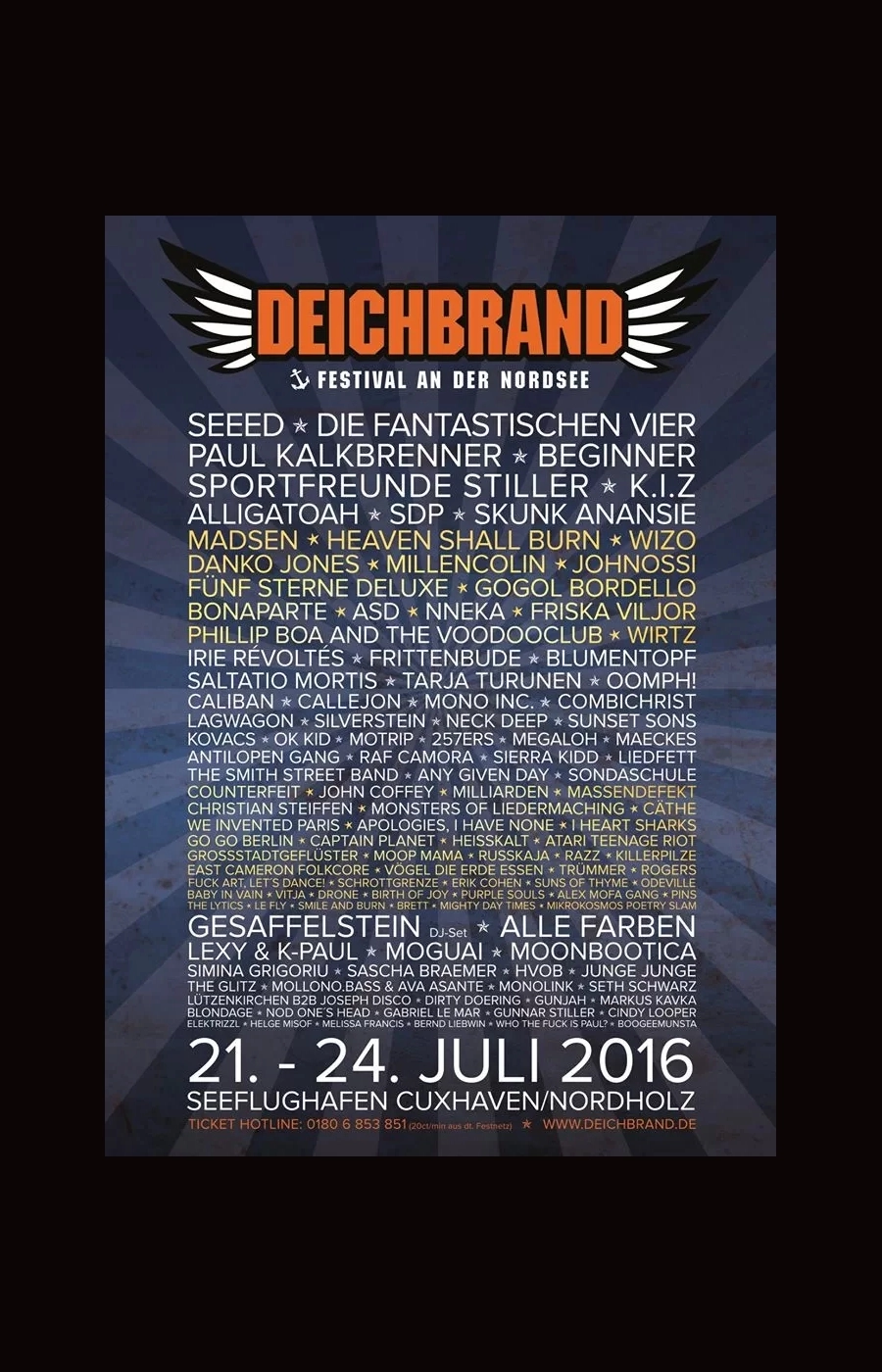 Deichbrand Festival 2016