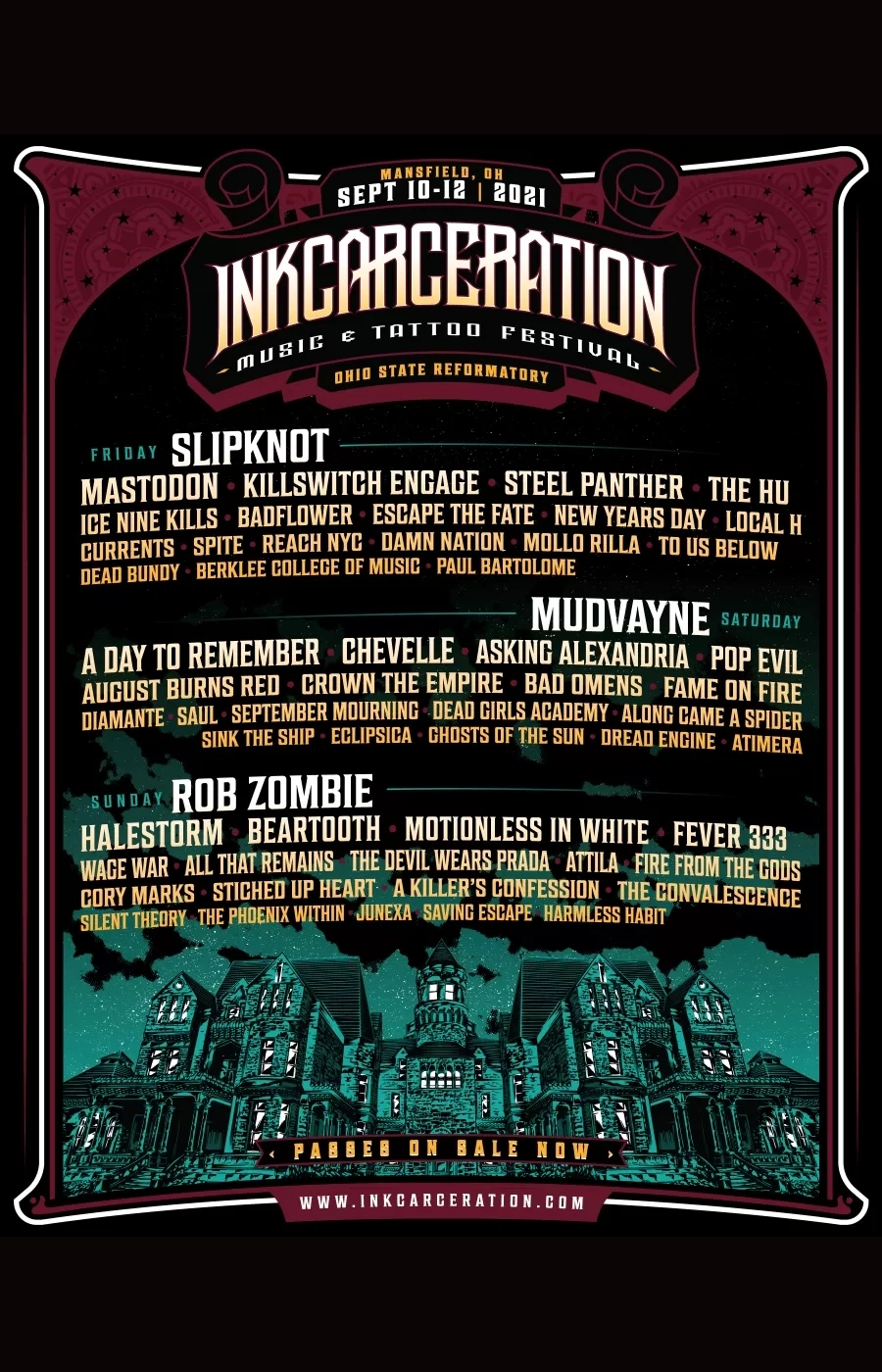 Inkcarceration Festival 2021