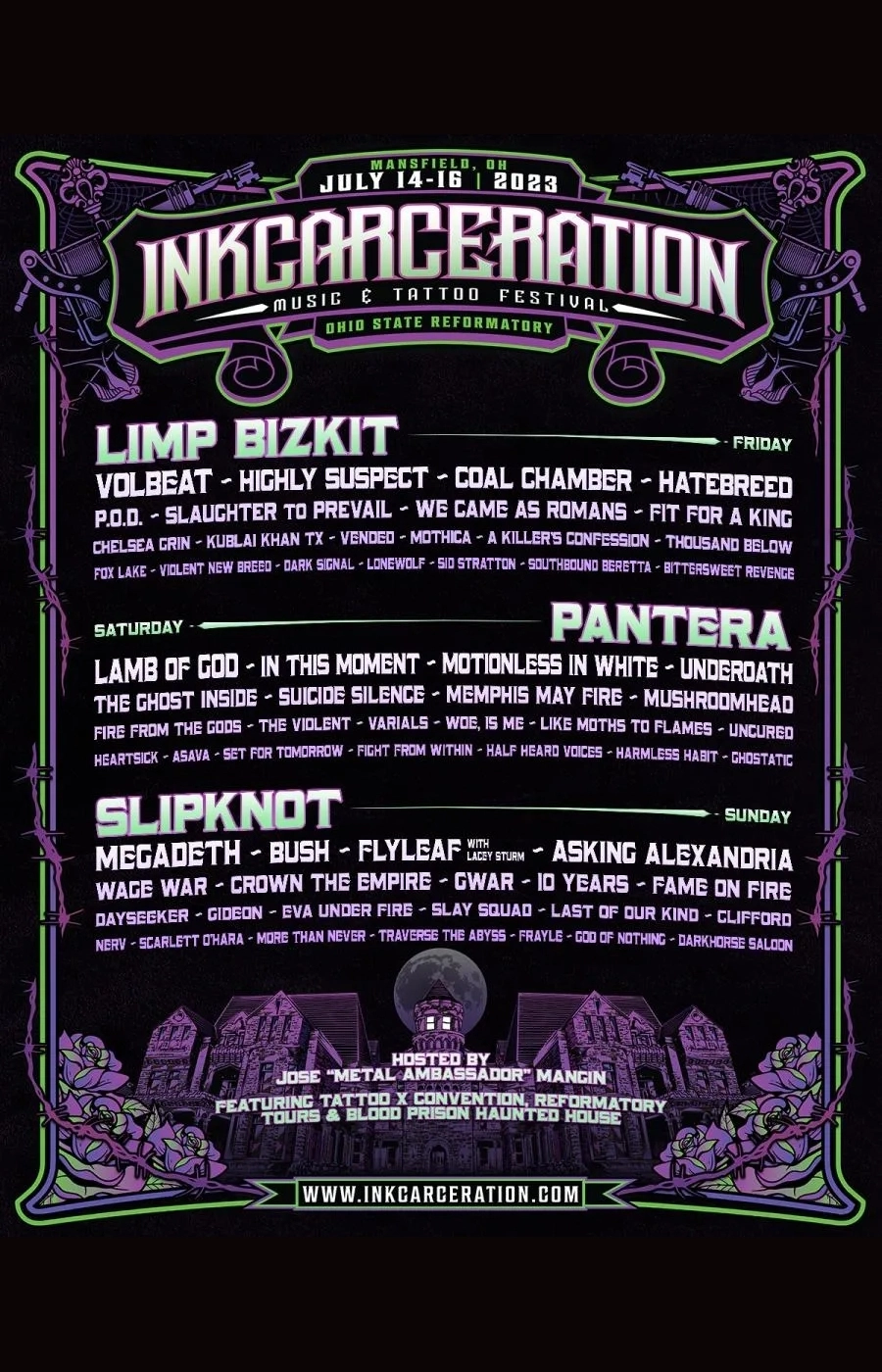 Inkcarceration Festival 2023