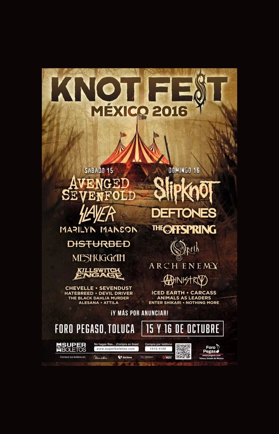 Knotfest Mexico 2016