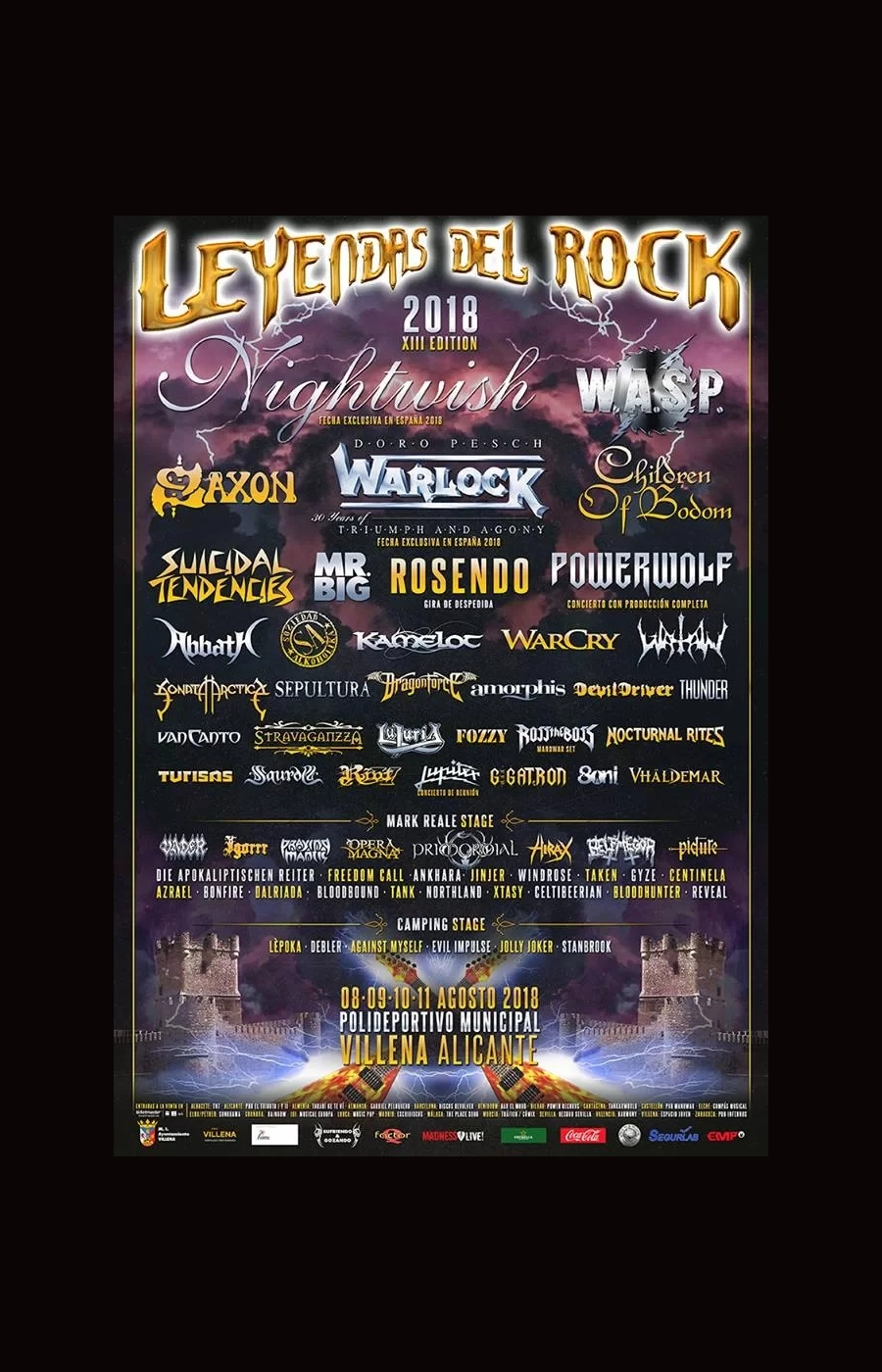 Leyendas Del Rock 2018