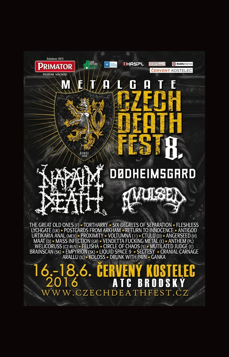 MetalGate Czech Death Fest 2016