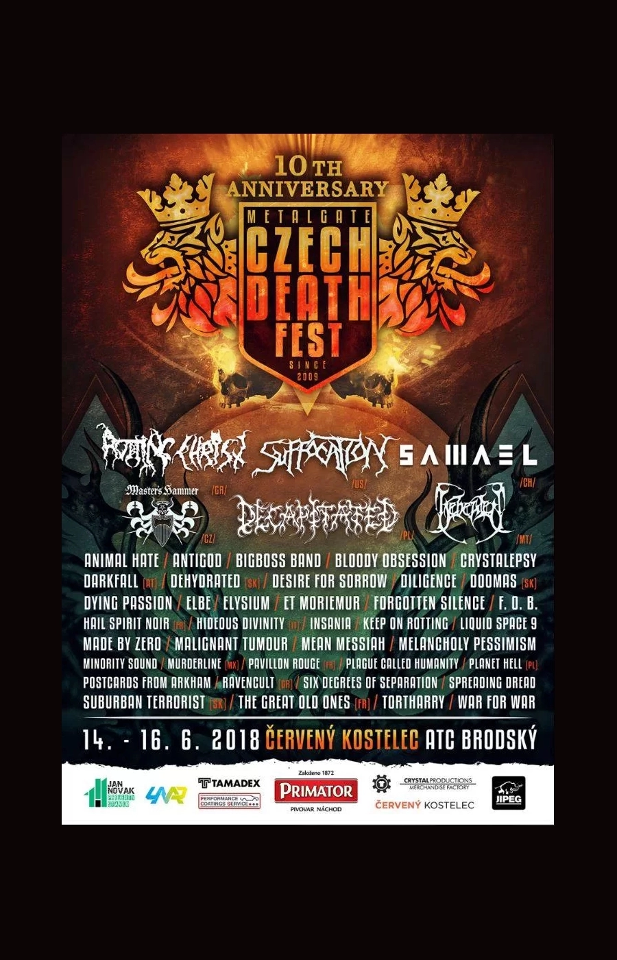 MetalGate Czech Death Fest 2018