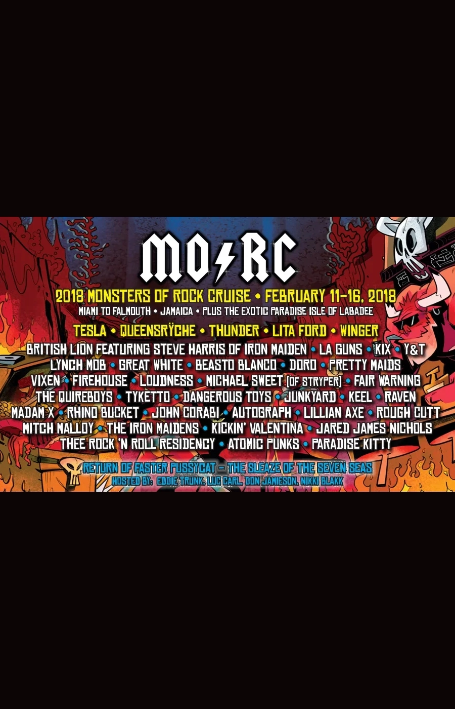 Monsters Of Rock Cruise 2018