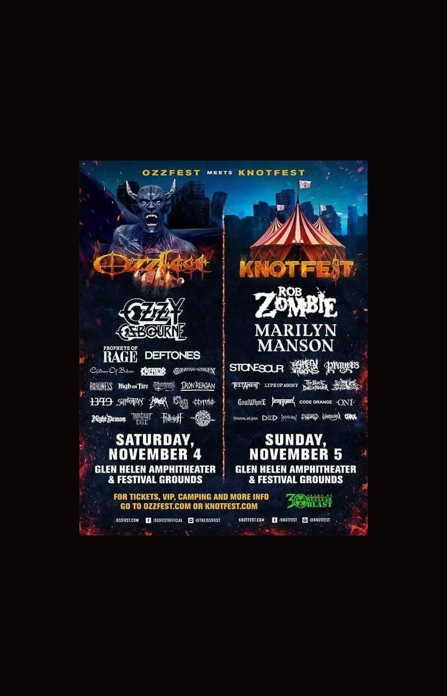 Ozzfest meets Knotfest 2017