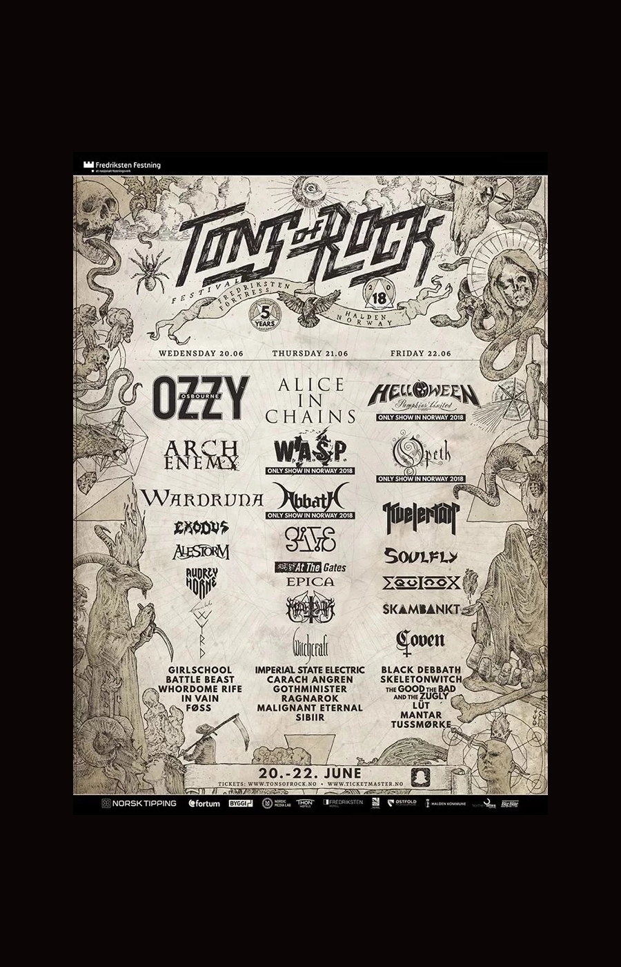 Tons of Rock 2018