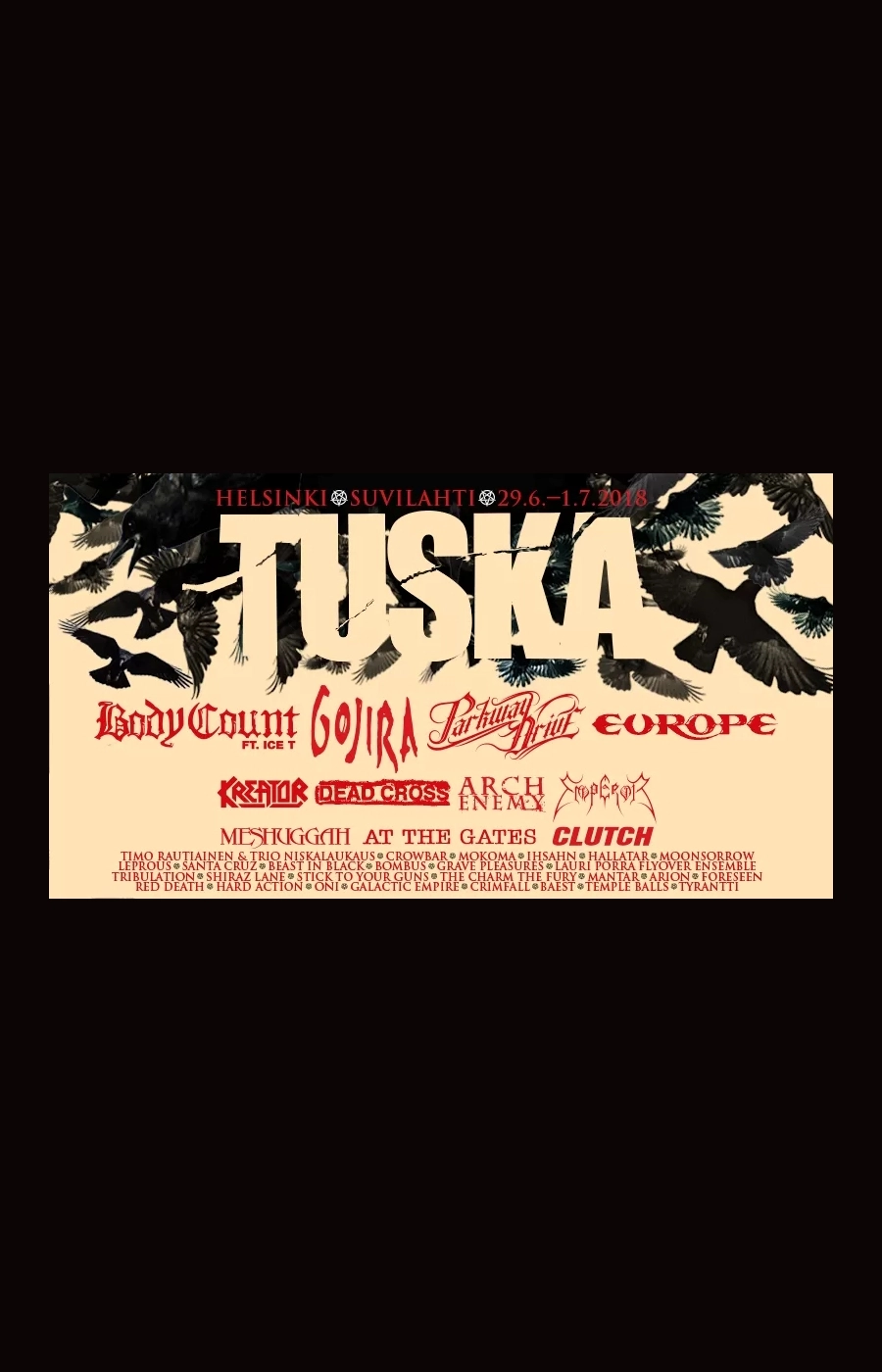 Tuska Open Air 2018