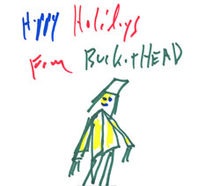 Happy Holidays from Buckethead