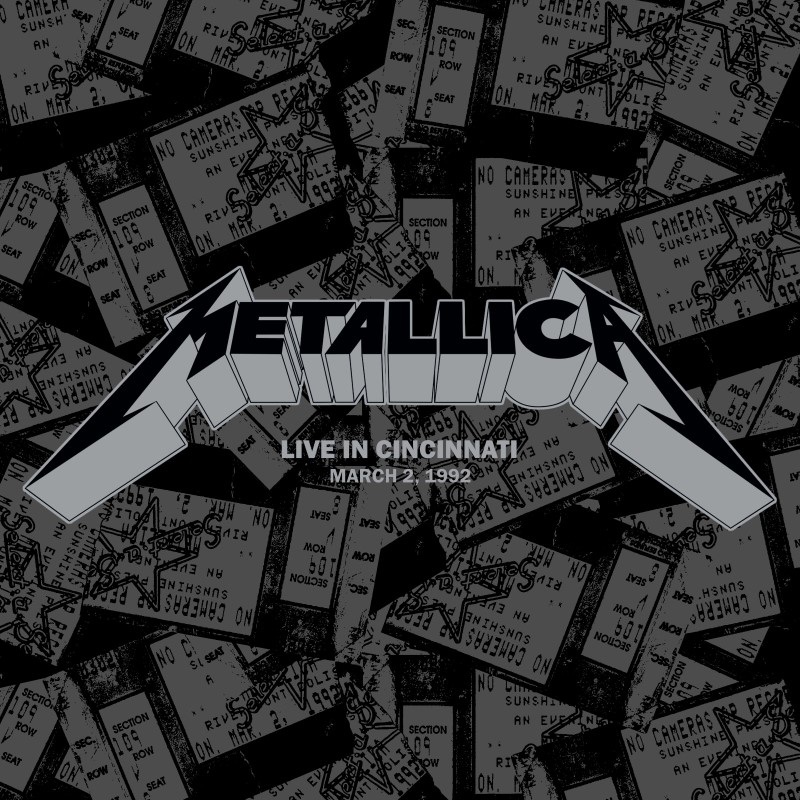 Live Metallica: Cincinnati, OH - March 2, 1992