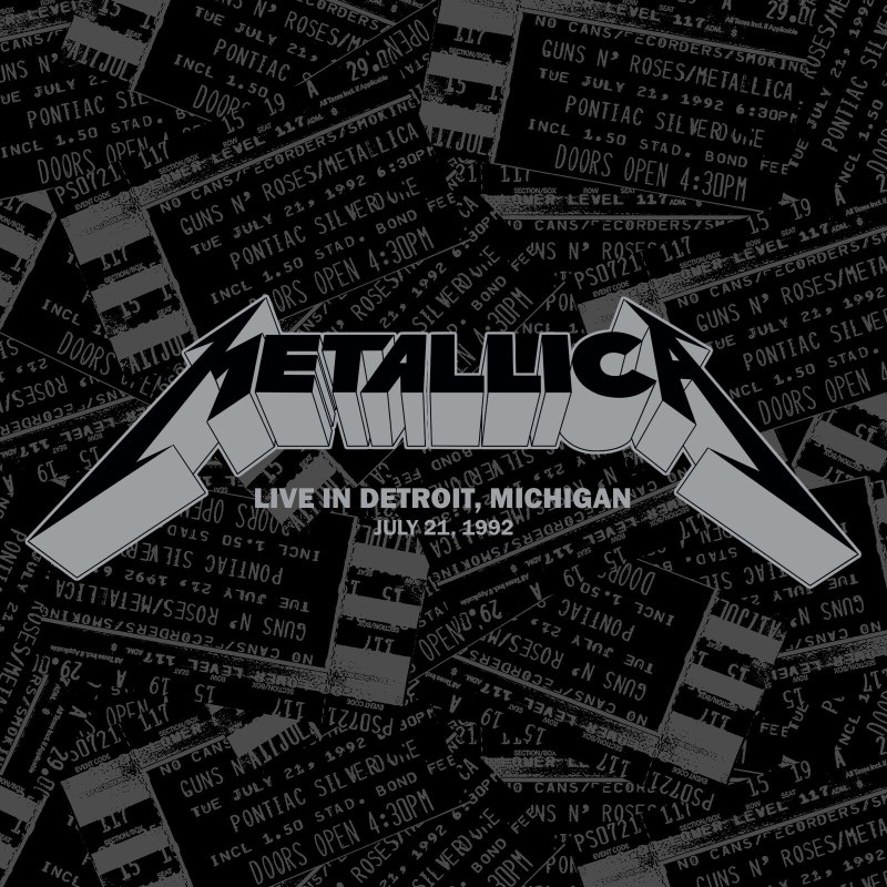 Live Metallica: Detroit, MI - July 21, 1992