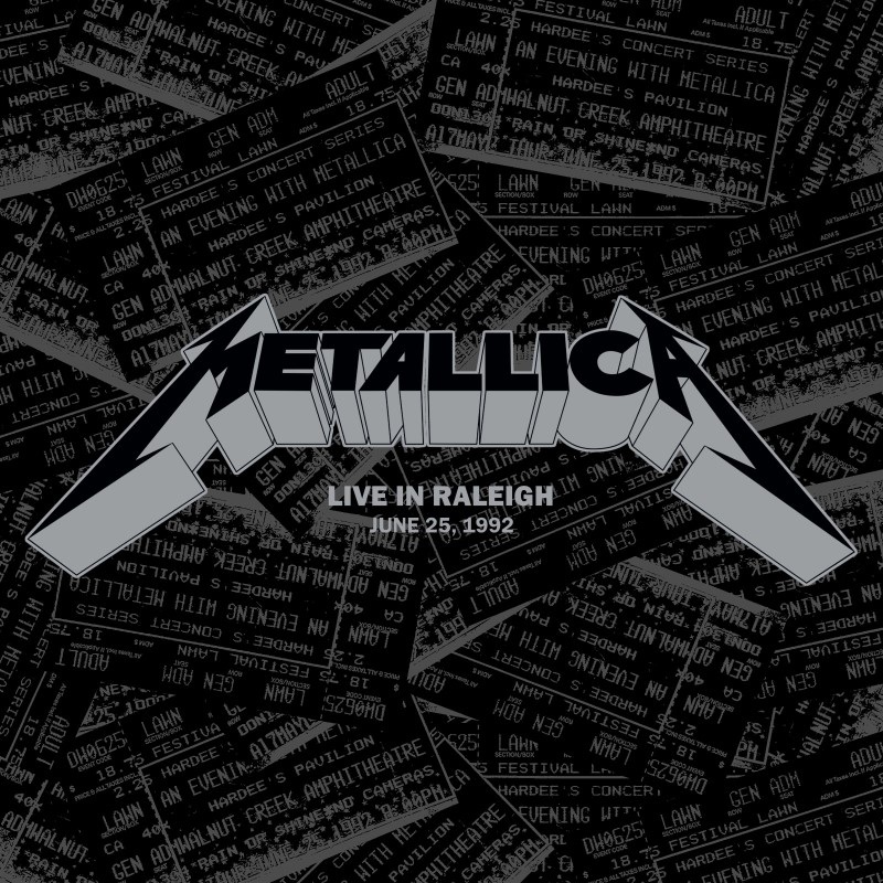 Live Metallica: Raleigh, NC - June 25, 1992