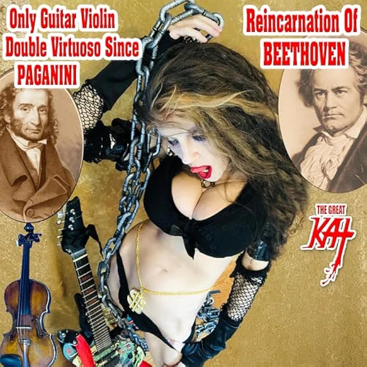 Reincarnation of Beethoven Only Guitar Violin Double Virtuoso Since Paganini