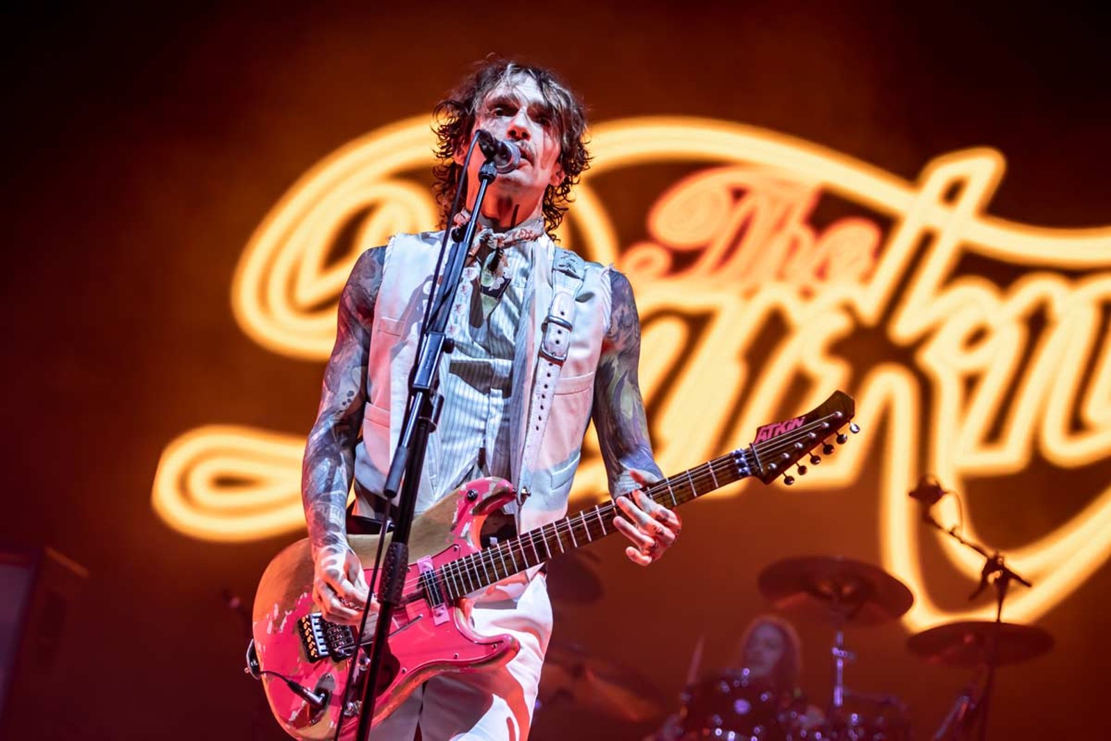 Justin Hawkins of The Darkness at OVO Arena Wembley, London, 29 March 2025. Photo: Robert Sutton