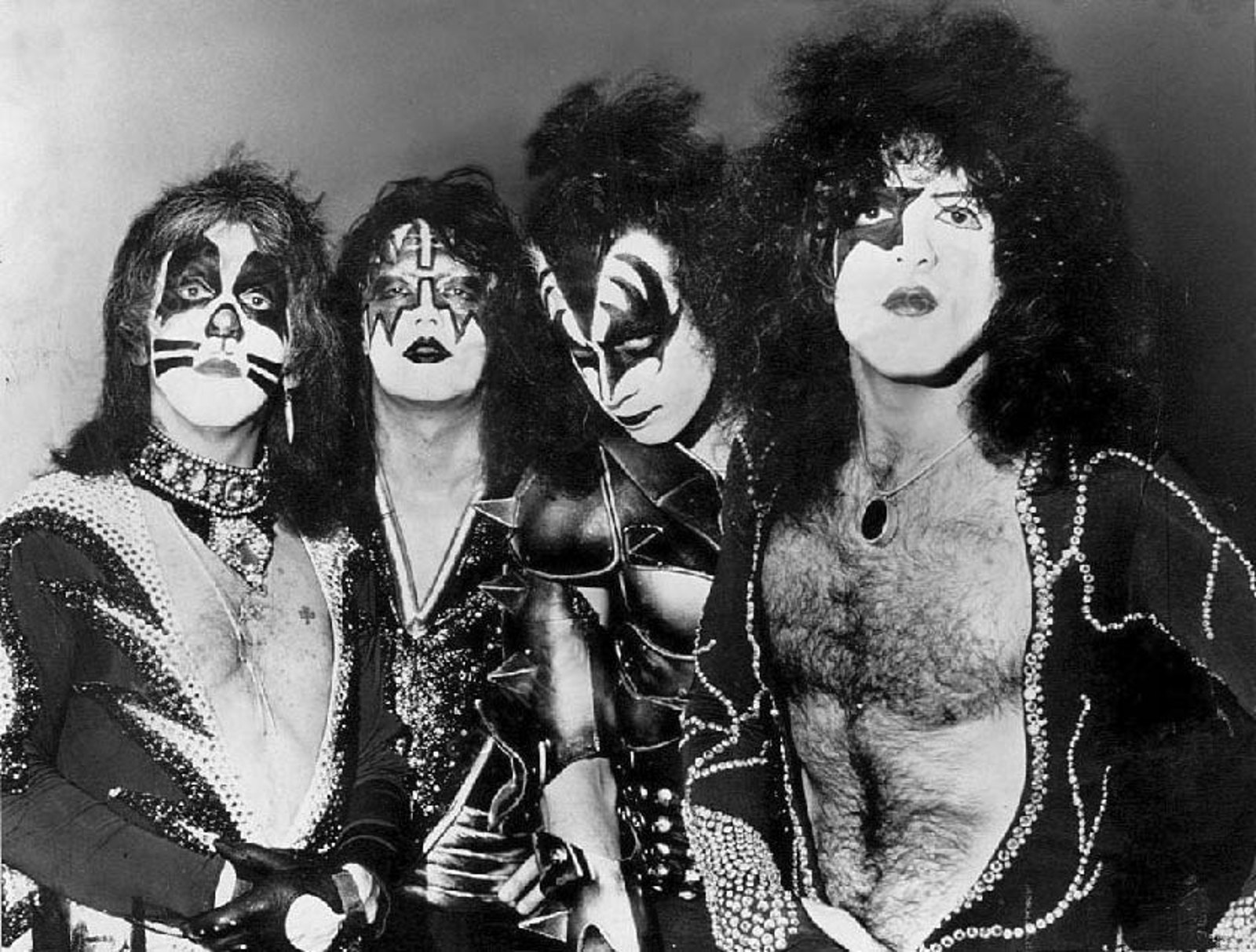 Kiss in a Casablanca Records publicity portrait, 1976. Photo: Casablanca Records