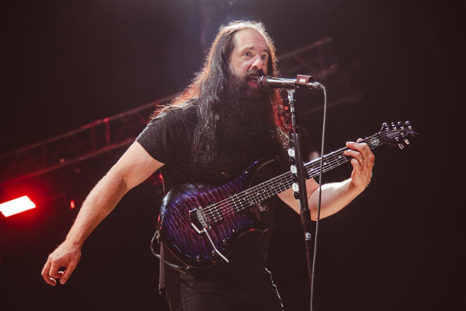 Dream Theater guitarist John Petrucci performing live at Hartford Amphitheater, Bridgeport, 30 June 2023