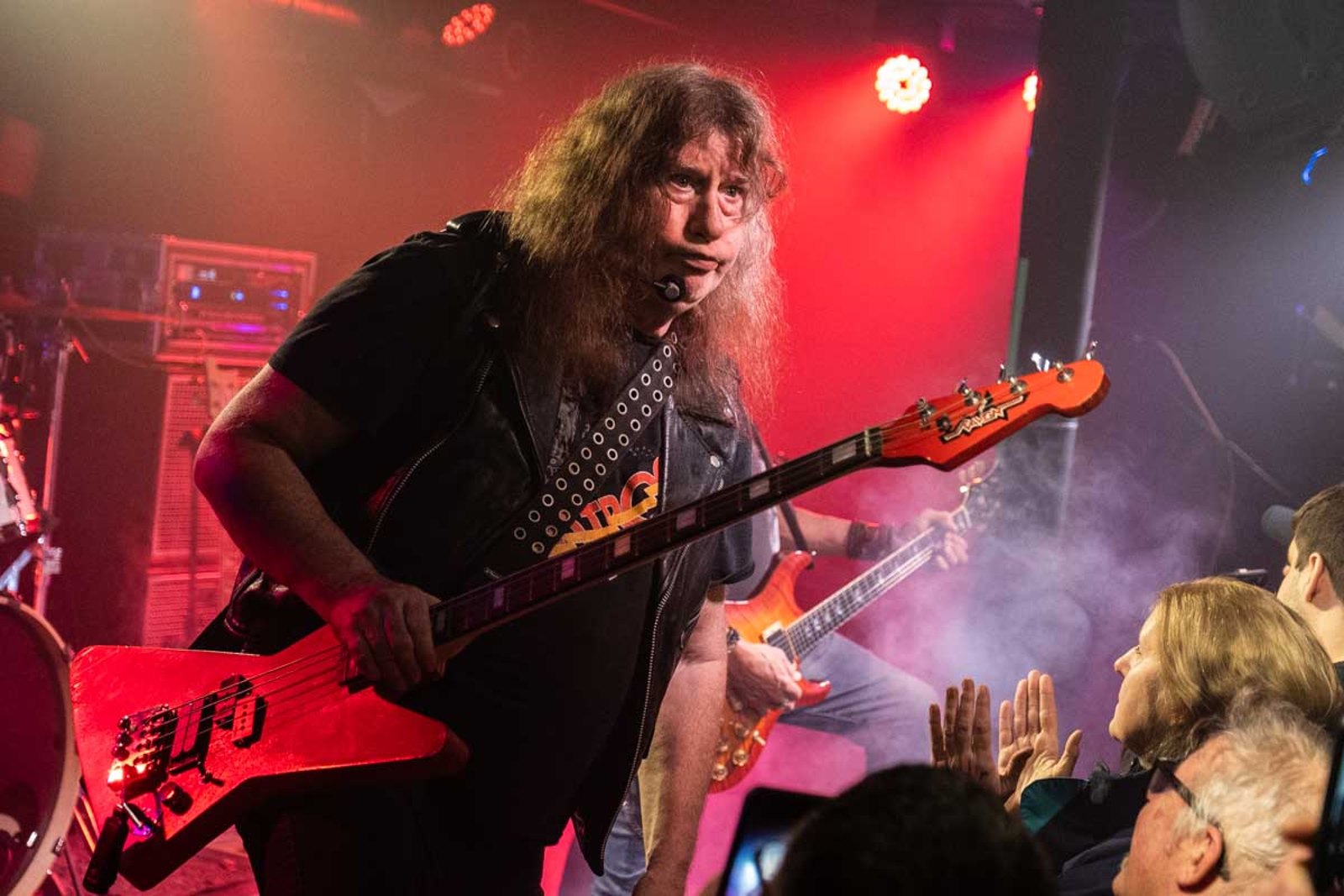 John Gallagher of Raven on stage at the Cart and Horses in London, January 2026