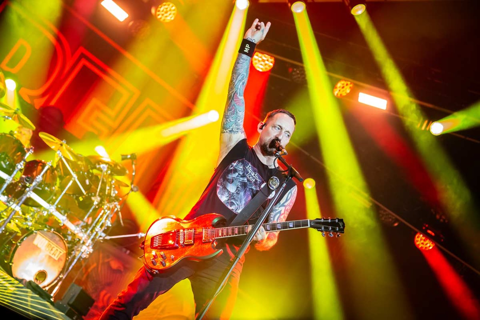 Volbeat at Utilita Arena, Cardiff, 2025. Photo: Georgia Brittain