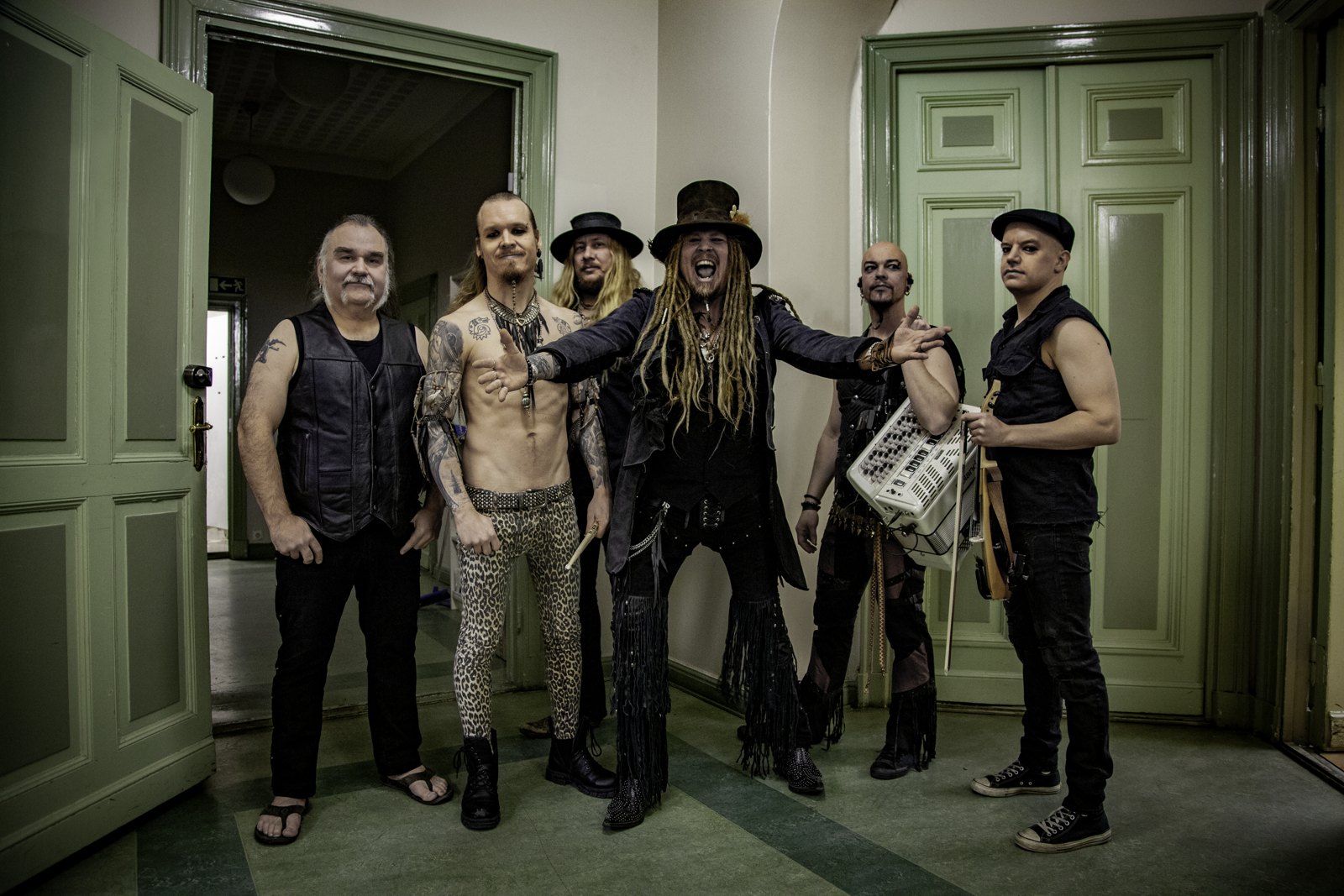 Korpiklaani, 2022. Photo: courtesy of the band