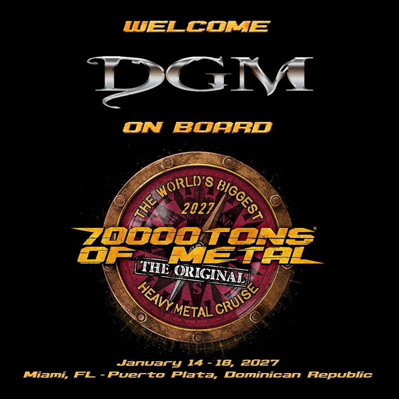 DGM Sail on 70000 Tons of Metal 2027 in January