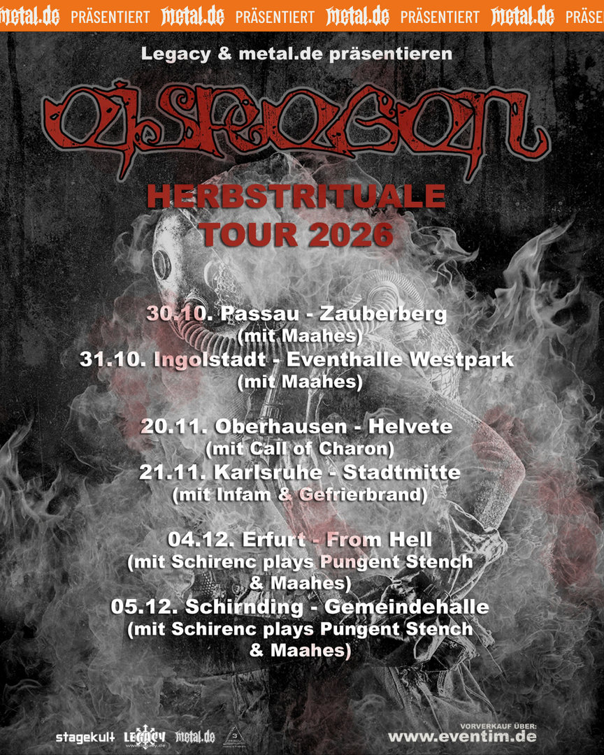 Eisregen Book Six Shows for November and December and Close the Year in Erfurt