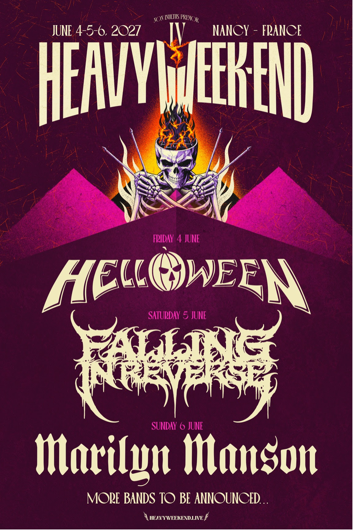 Helloween Take the Forty Years Tour to Heavy Week-End in June, Manson Closes It
