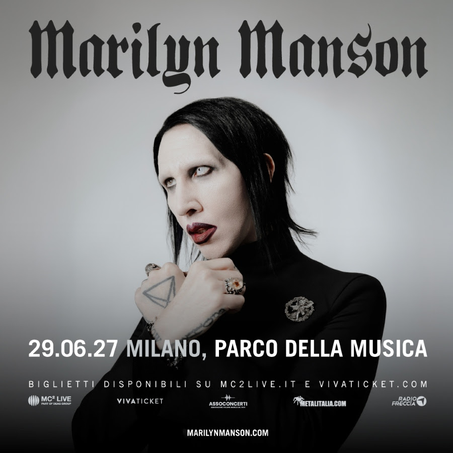 Marilyn Manson Books the Parco della Musica in Milan for June 2027