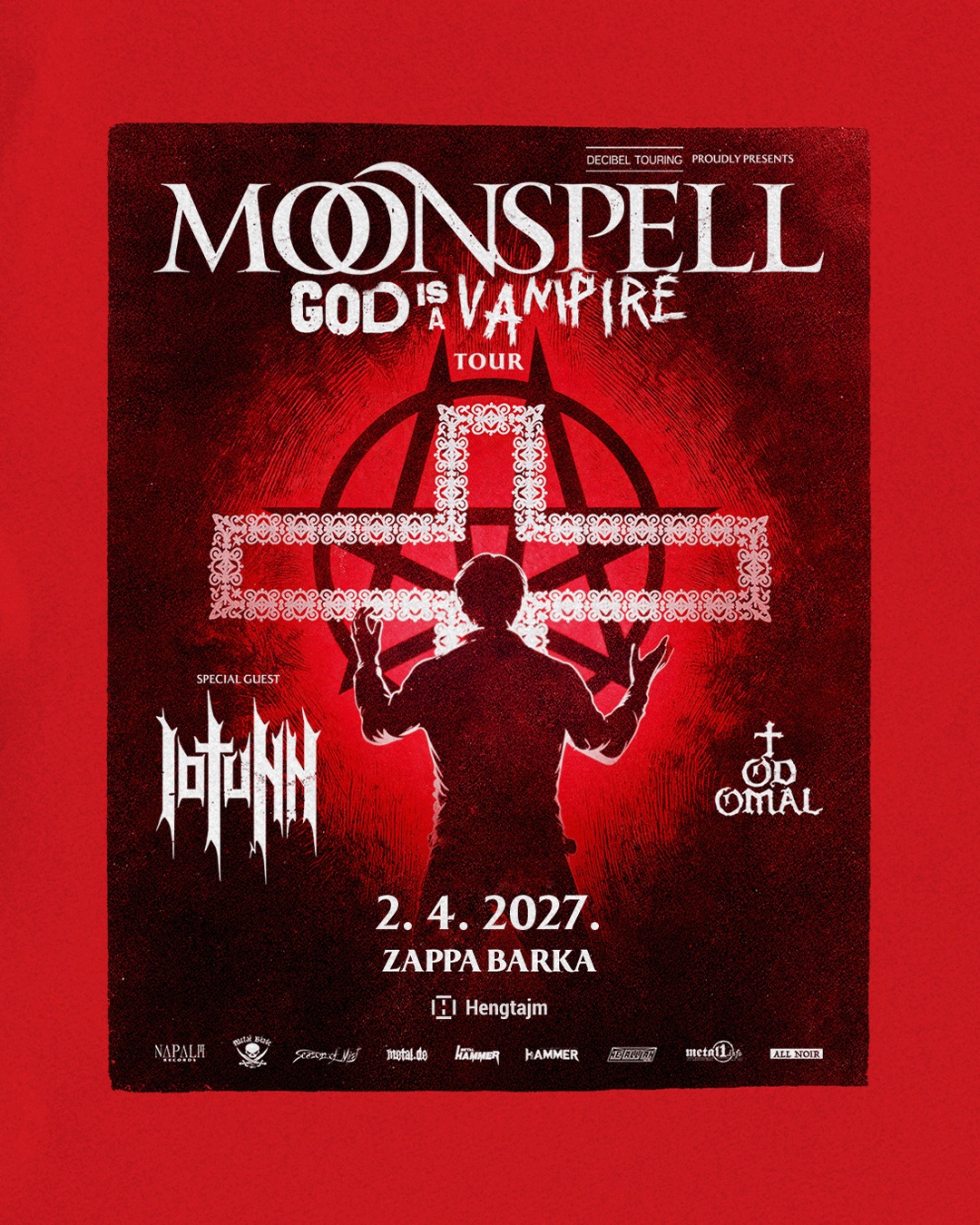 Moonspell Take God Is a Vampire to Belgrade With Iotunn Under Them