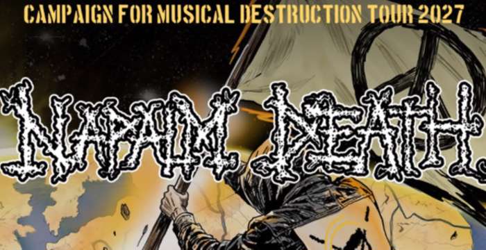 Napalm Death Book the Campaign For Musical Destruction Again for 2027
